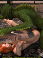 Beautiful ginger girl banged by a swamp - Picture 4