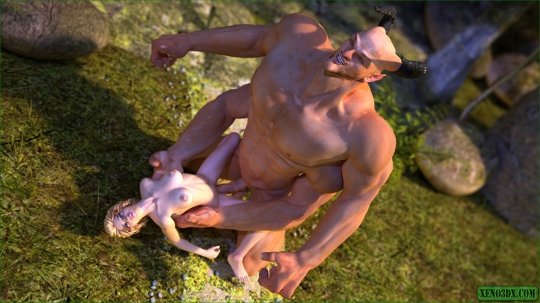 Giant devilish creature fucking a small - Cartoon Sex - Picture 4