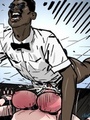 Black dude with a bowtie skull-fucking a - Picture 1