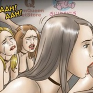 Crying girls licking off the jizz from - BDSM Art Collection - Pic 2