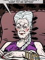 Kinky old lady attentively watching - Picture 2
