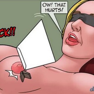 Tape gag naked blonde reconciling with - BDSM Art Collection - Pic 3