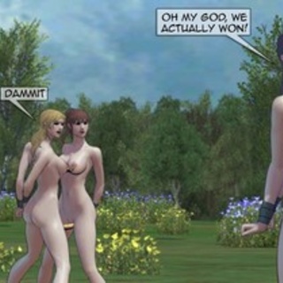 Girls laying in the grass, being all - BDSM Art Collection - Pic 3