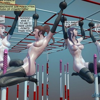 Climbing slave girls getting violated - BDSM Art Collection - Pic 4