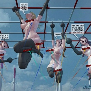 Women finish up their grueling climbing - BDSM Art Collection - Pic 1