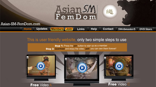 Asian SM Femdom