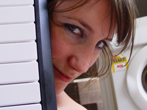 Hairy redhead Australian teen Anaya reading - XXX Dessert - Picture 8