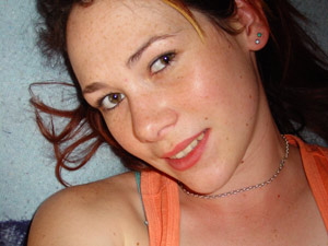 Lusty redhead Australian teen Jette using v - XXX Dessert - Picture 1