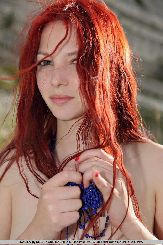 Busty Pale Skin Redhead - Tags: Amateur, beautiful, outdoors, pale sk - XXX Dessert - Picture 14