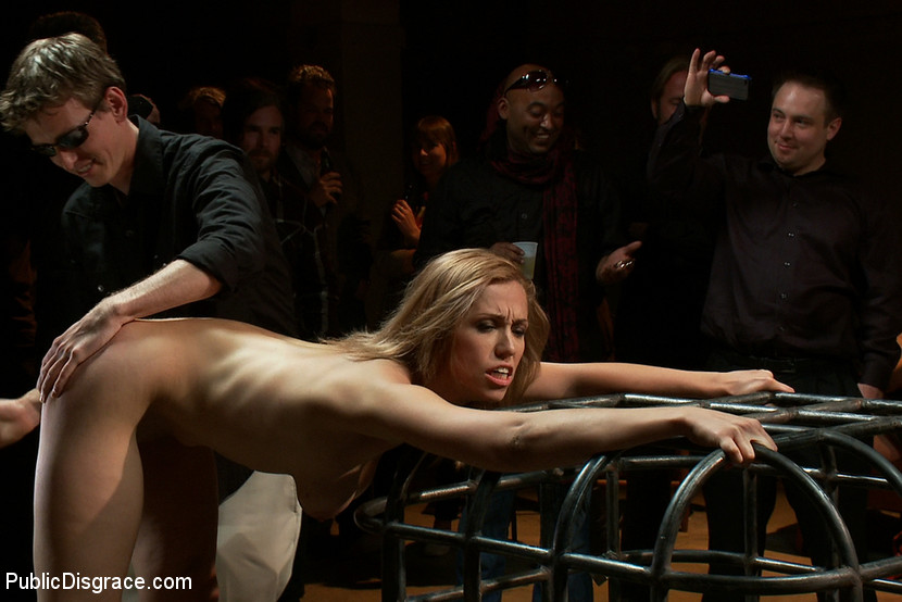 Restrained busty slave beauty taken out of  - XXX Dessert - Picture 7