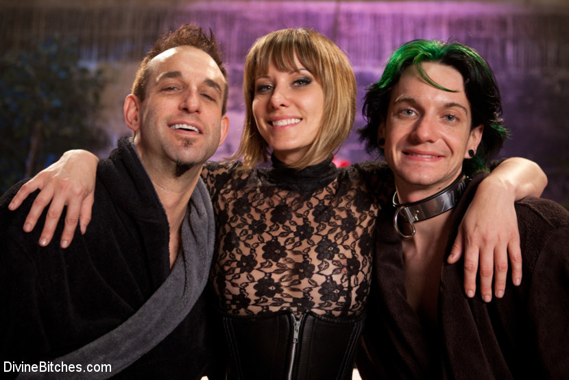 Straponed cruel mistress dominating two nak - XXX Dessert - Picture 8