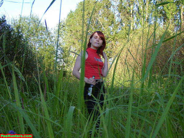Spying on redhair teen peeing after beer - XXXonXXX - Pic 2