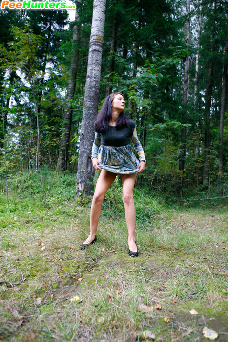 Nasty teen doing water sports in the forest glade - XXXonXXX - Pic 13