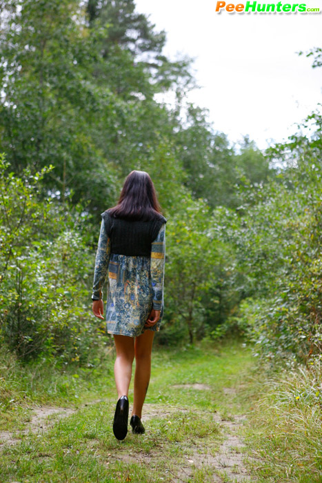 Nasty teen doing water sports in the forest glade - XXXonXXX - Pic 15