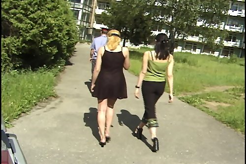 Lonely girls tied up to a tree and spanked  - XXX Dessert - Picture 5