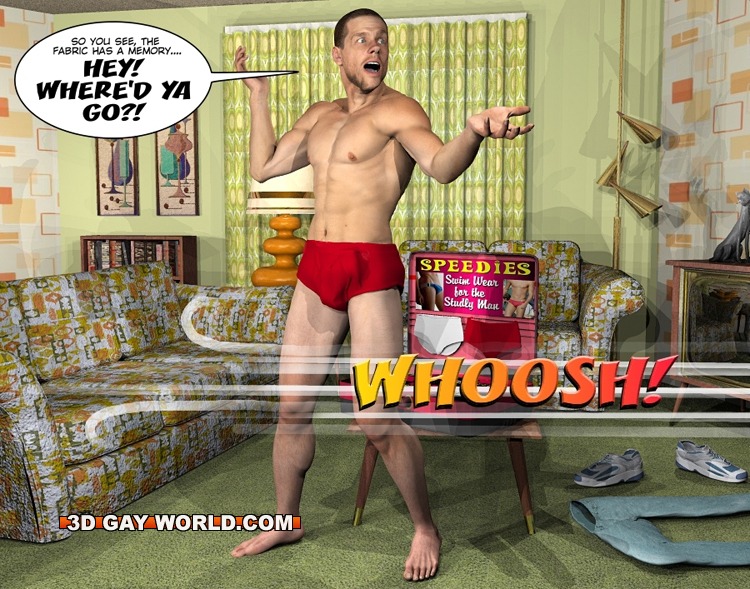 750px x 589px - Gay roommates have fun in the bathroom - Silver Cartoon - Picture 8