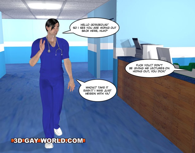 Male nurse get a good blowjob from a patient. Tags: - Picture 7