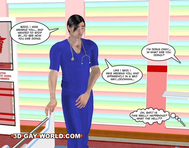 Male nurse get a good blowjob from a patient. Tags: - Picture 12