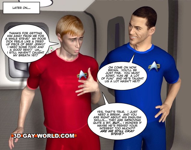 Gay Interracial Sex Cartoons - Horny alien wants to fuck everything in - Silver Cartoon - Picture 9