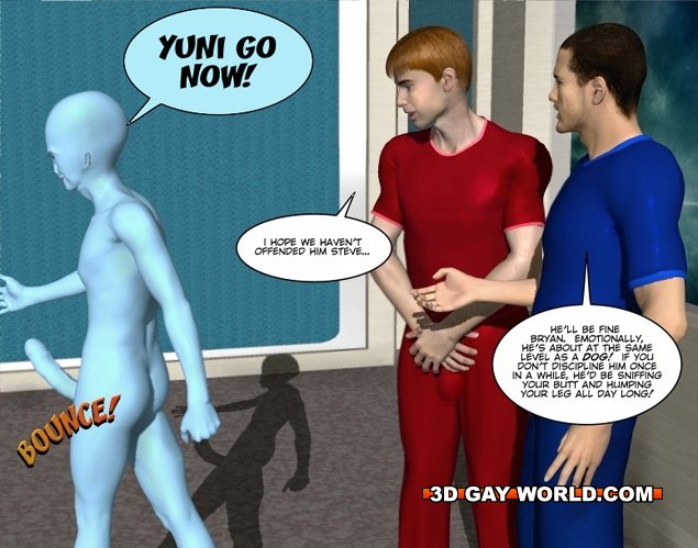 Gay Anime Porn Alien - Horny alien wants to fuck everything in - Silver Cartoon ...