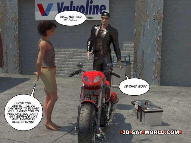Gay fuck in the parking lot on free sex cartoons. - Picture 3