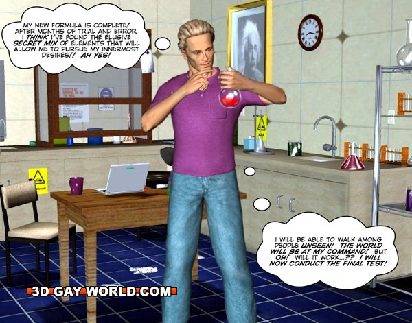Hot gay cartoons sex behind closed door at the bank. - Picture 1