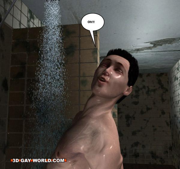 Hot gay cartoons at the prison's shower. Tags: adult - Picture 2