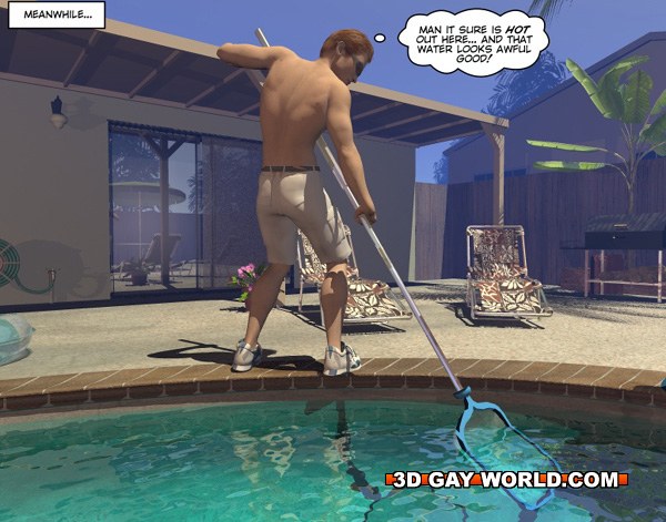 Pool Boy Porn Cartoon - Gay cartoons sex at the pool with the - Silver Cartoon ...