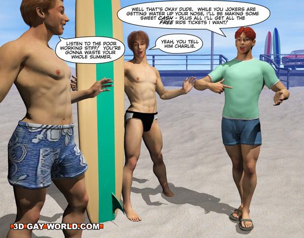 Gay male cartoons having fun at the carnival. Tags: - Picture 4