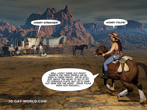 A Good Wild West Gay Ride In These Gay Silver Cartoon Picture 2