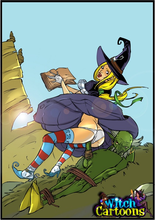 Witches Cartoon Sex - Horny witch goes looking for naughty adventures with magical creatures -  CartoonTube.XXX