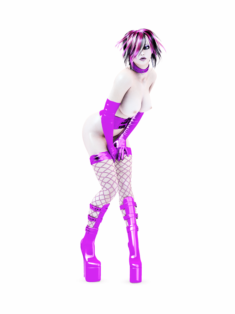 Hot delicious 3d nymphs wearing latex willingly - Picture 1