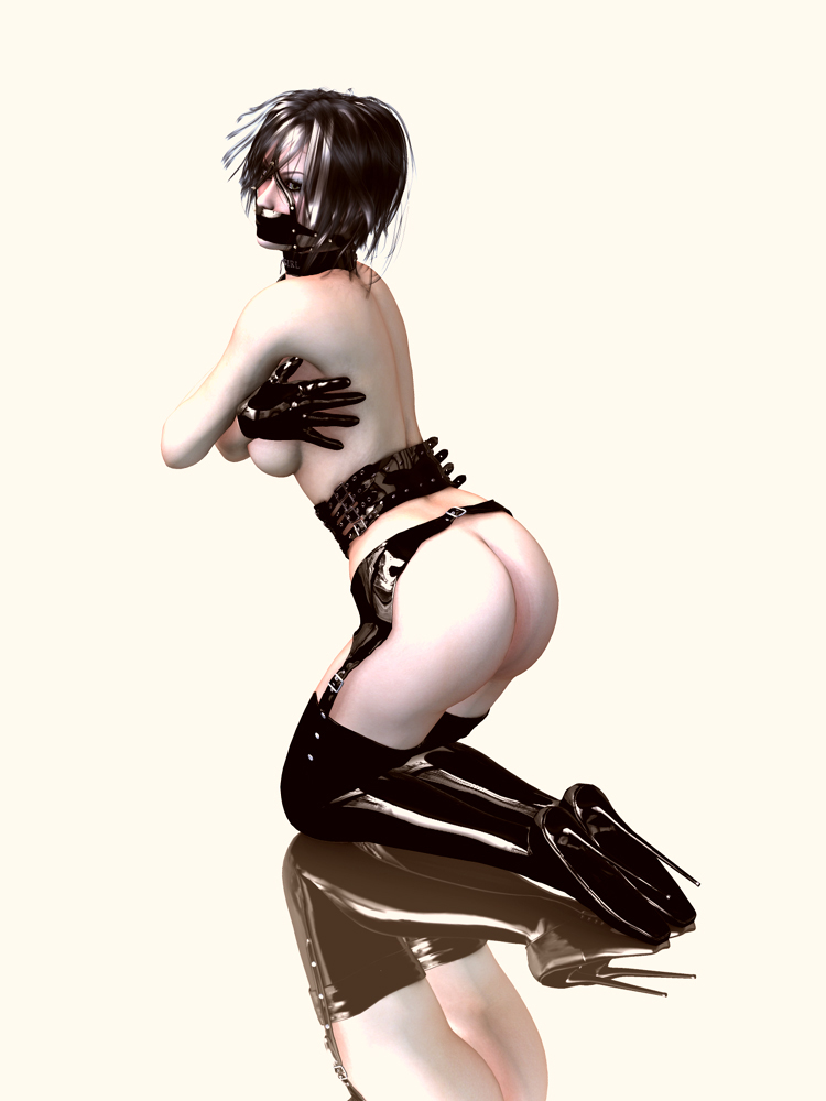 Seductive pics of 3d hotties in rubber outfits and - Picture 6