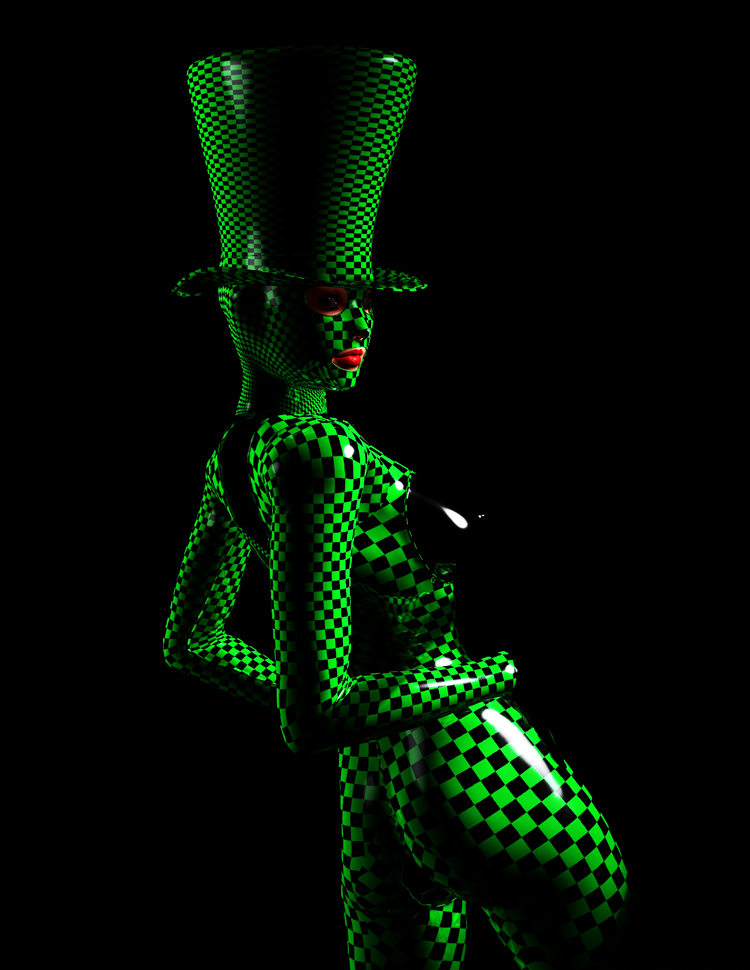 Perfect butt lusty 3d nymps in latex lingerie and - Picture 8