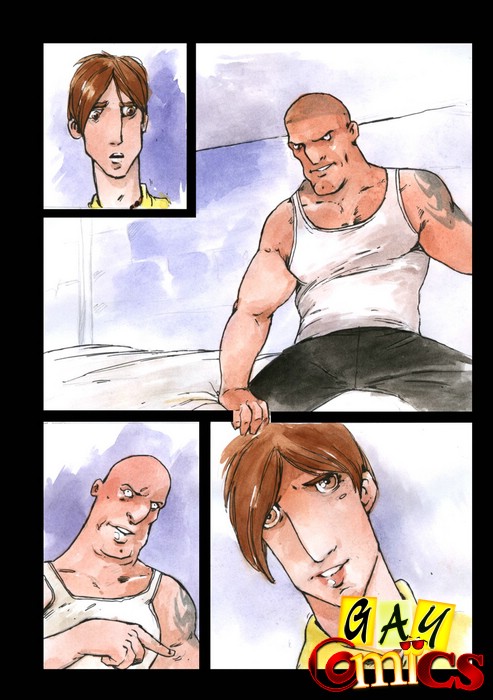 Gay Prison Porn Comics - One night in prison means free ass - Silver Cartoon - Picture 2