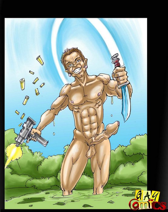 554px x 700px - Huge guns, huge dicks and tight ass - Silver Cartoon - Picture 2