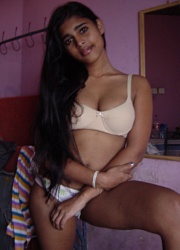 Hot amateur pics of stunning indian cutie in white undies posing. - XXXonXXX - Pic 6