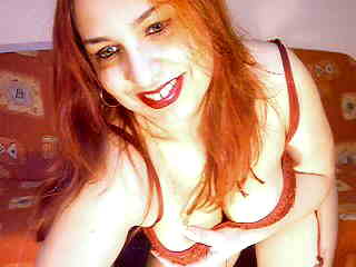 Naughty redhead giving a full presentation  - XXX Dessert - Picture 12