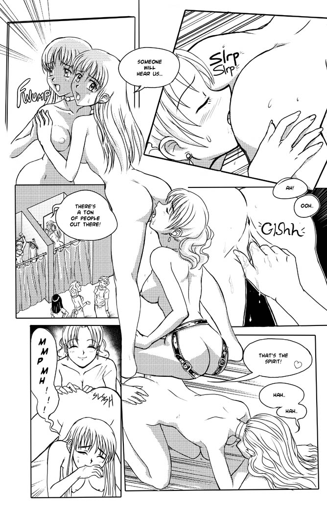 A pair of young hentai lesbians undressing and - Picture 3
