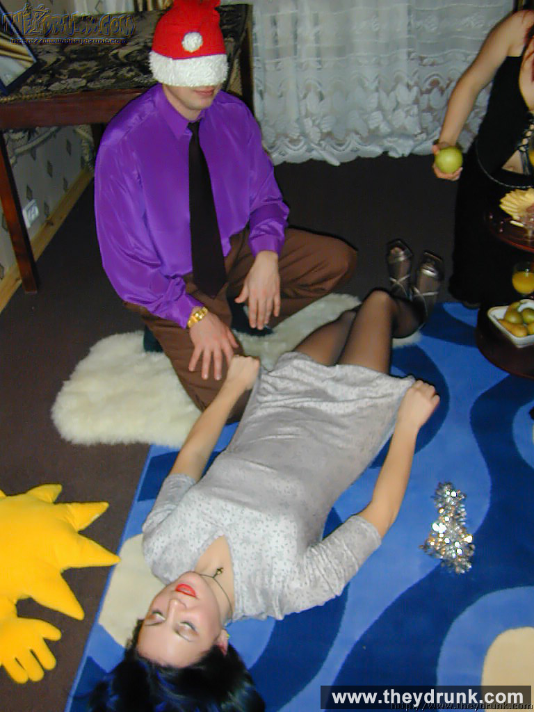 Guy plays with two horny girls at christmas - XXXonXXX - Pic 5