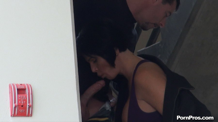Did that super raunchy babe on the stairs of sex in public spot - XXXonXXX - Pic 13