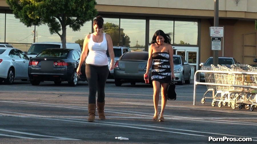 Moved dress off one brunette and tossed down the public sex leg-wear of another - XXXonXXX - Pic 8