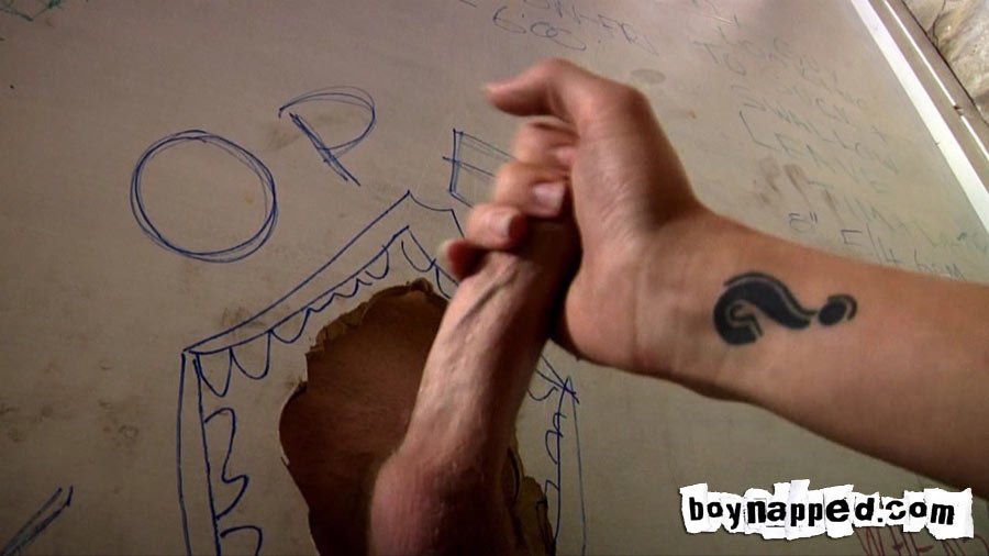 The sweetest blowjob is performed through gay sex glory hole! - XXXonXXX - Pic 7