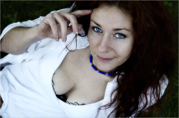 Beautiful redhead hottie strippping - Sexy Women in Lingerie - Picture 3