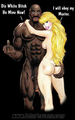 Interracial toon porn pics of nasty blonde with apple - Picture 3