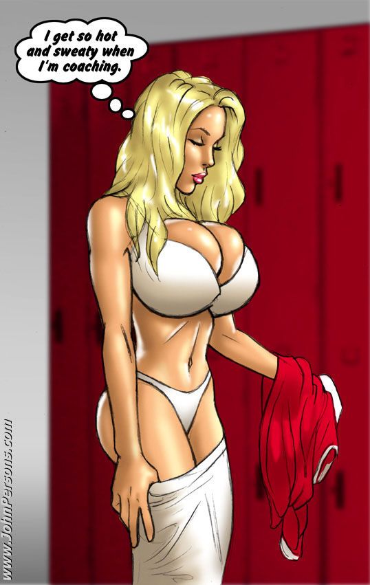 Interracial John Persons Two Hot Blondes Cartoon Porn - Sweet looking toon blonde excited to suck and fuck bald ...