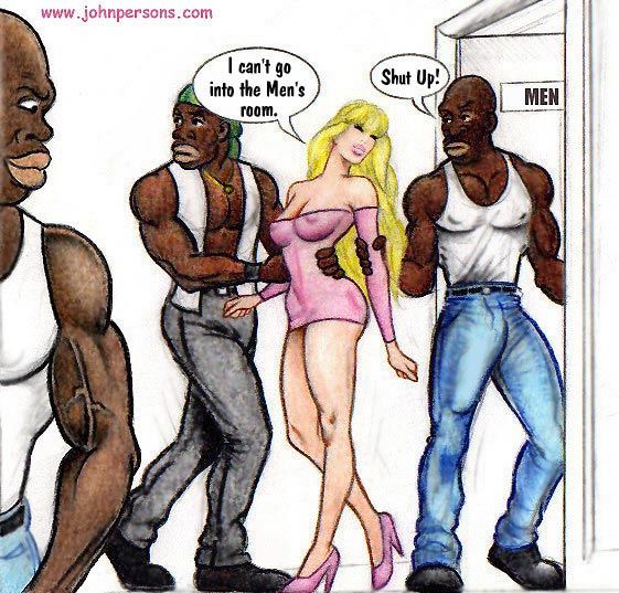 Naughty blonde cartoon wife gets butt fucked by black - Picture 4