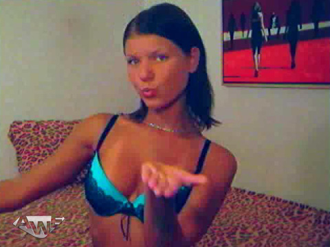 Dirty brunette babe in sexy lingerie posing - XXX Dessert - Picture 1