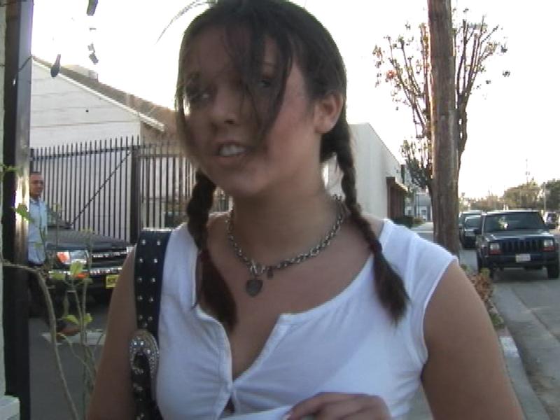 Small-titted teen with two plaits gets bang - XXX Dessert - Picture 1