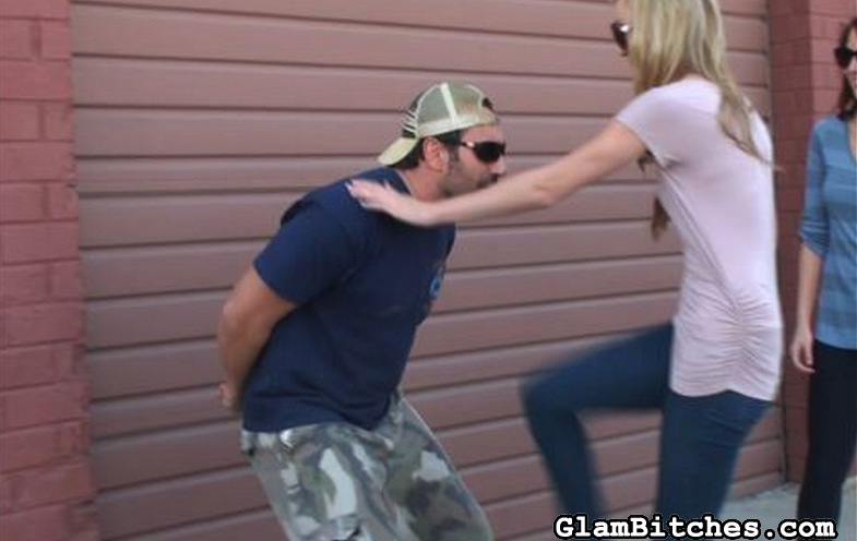 Dude in a cap gets kicked in the street for - XXX Dessert - Picture 4